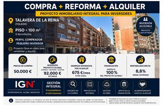 Flat  Paseo de la estación. Ideal inversores. proyecto de compra+ reforma + alquiler de piso