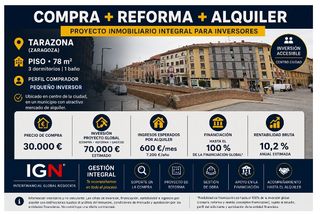 Flat  Calle rúa alta de bécquer. Ideal inversores. proyecto de compra+ reforma + alquiler de piso