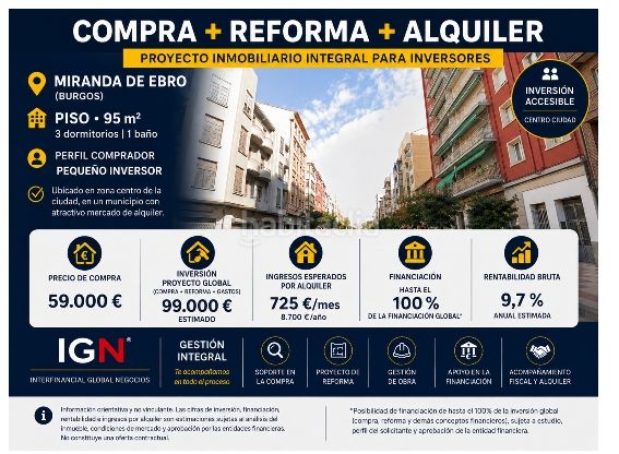 Foto 072ba109-f452-46dd-a4ac-52d39ae13397. Flat in Centro Miranda de Ebro