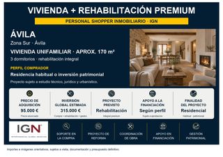 House in Sur. Vivienda unifamiliar para rehabilitación integral