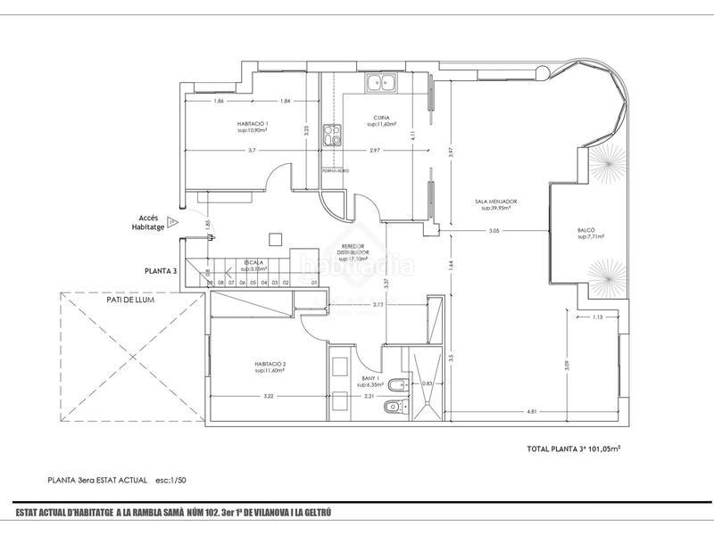 Foto 34e44ee4-475c-44c0-8f63-275006cf04b2. Piso magnífico ático dúplex con 112 m de terraza en venta en el centro de vilanova en Vilanova i la Geltrú