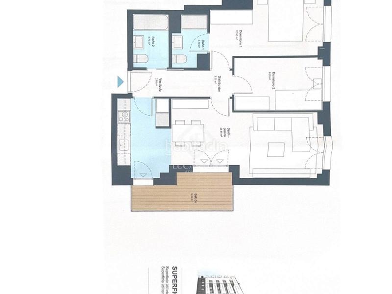 Foto 45ec3f47-86e7-46e1-a288-acbf43757a9f. Location appartement avec chauffage parking dans Barri de Mar Vilanova i la Geltrú