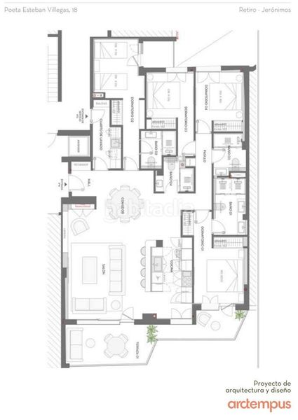 Foto 5b10212c-bb61-4617-9d7e-9a34a872865b. Flat with heating parking in Jerónimos Madrid