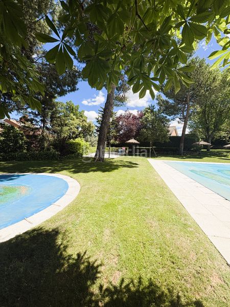 Foto 1d4479f7-9260-44ec-a942-4ec0a99cb512. Casa aparellada amb xemeneia aparcament piscina a Rozas de Madrid (Las)