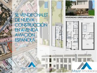 Casa adossada en Calle de la aviacin espaola 12. Chalets unifamiliares en construccion. urbanizacion 