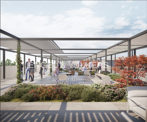 Location Bureau à Provençals del Poblenou. Oficina con terrazas y amenities en 22