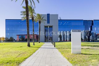 Miete Büro in Zona Industrial. Oficinas cerca del aeropuerto con office y terraza comunitaria