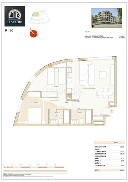 Foto e6cbc1cf-ba0c-42b4-8293-3f1207a6c6dc. Flat 94m<sup>2</sup> in plaza josé de espronceda 5 in Ensanche Alcalá de Henares