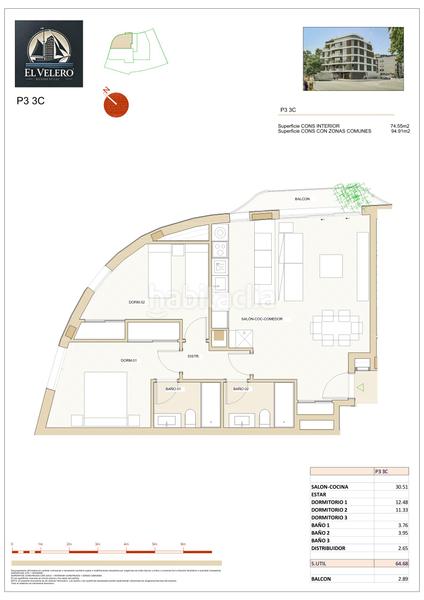 Foto 3678017e-5ce2-431e-8164-bd8d90513973. Appartement 94m<sup>2</sup> dans plaza josé de espronceda 5 dans Ensanche Alcalá de Henares
