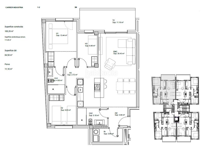 Foto d27e1798-196b-4d48-8e2a-325bc4e727f0. Appartamento con riscaldamento parcheggio in Caputxins-Ambulatori Vic