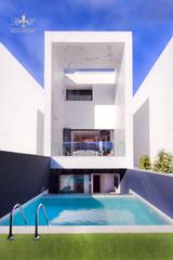 Semi detached house  Urania. Chalet de obra nueva con piscina privada