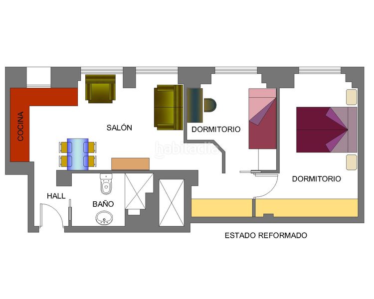 Foto b6c20e0b-72bb-42e9-bc5e-478aba203d7e. Flat with heating in Ventas Madrid