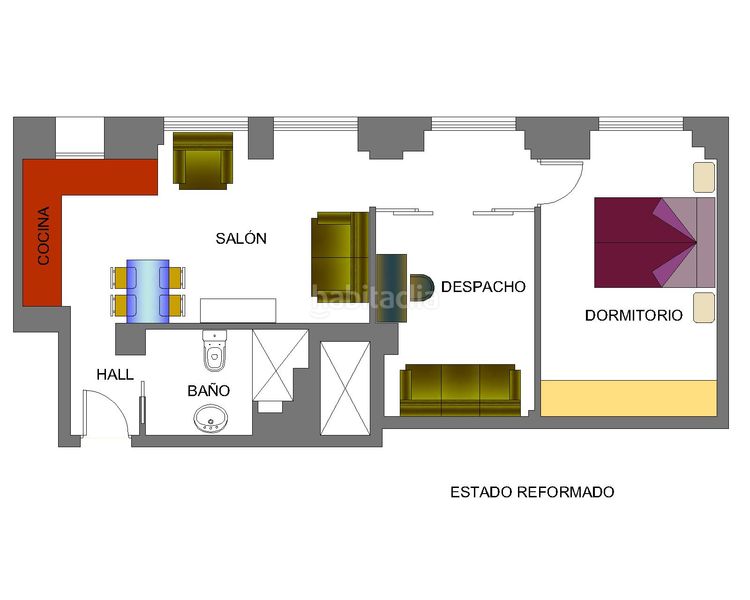 Foto d23b3762-f2d7-4a05-af38-2bda051ca901. Flat with heating in Ventas Madrid
