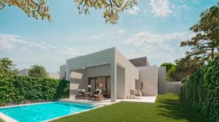 Casa aparellada a Paseo de pascual saorín 4. Onix promoción de chalets pareados de obra nueva en las marías