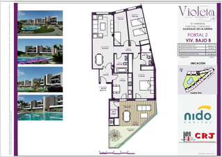 Appartement à Calle el aliso 1. Promocion residencial violeta , e2 bajo b