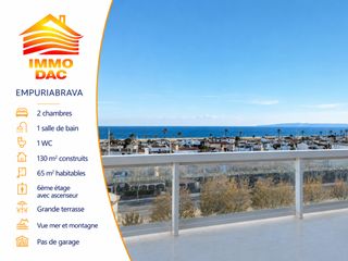 Penthouse in Salins - Cavall de Mar. Apartamento ático en venta con una terraza muy bonita y una vist