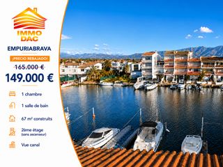 Apartament a Port Banyuls - Port Alegre - Port Empord�. Apartamento luminoso con vista al canal en una zona privilegiada