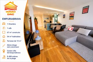 Pis  San mori. Apartamento reformado en empuriabrava con terraza de 13m2 a 400m