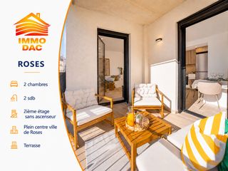 Appartement  Carrer de josep sabater i calderó. Apartamento nuevo en venta en el centro de roses, a solo 1 minut