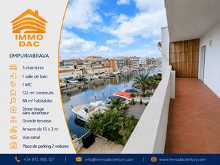 Appartement  Carrer port empord�. Apartamento en venta con gran terraza, vistas al canal en empuri
