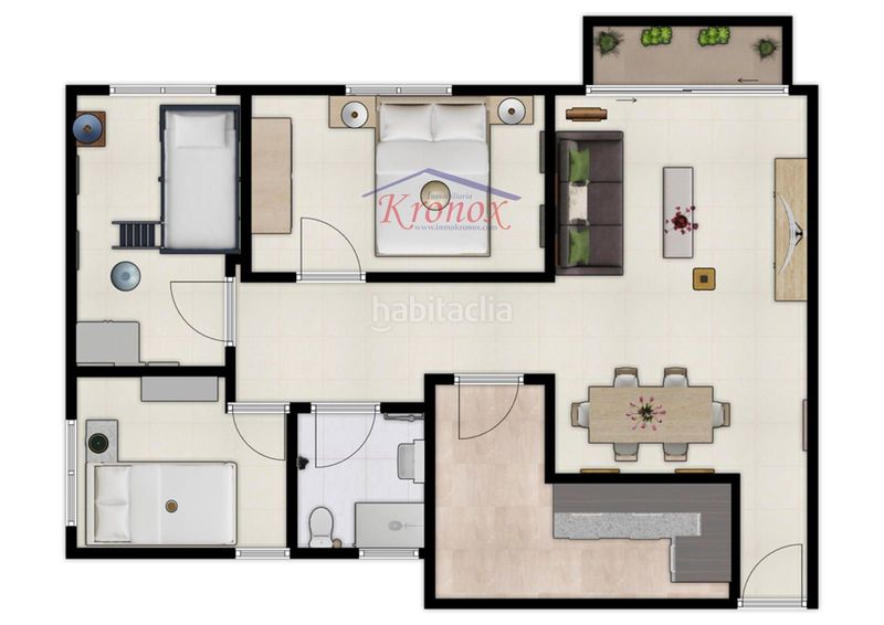 Piso 3 habitaciones con ascensor en Entrevías Madrid - Imagen 22