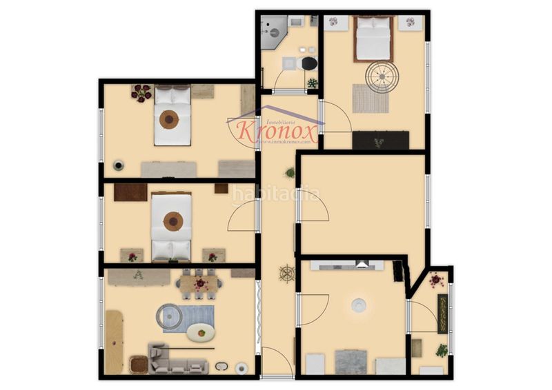 Foto 41a0b0ec-ec9e-4fb3-a219-213a5a53e74c. Pis amb calefacció a Pavones Madrid