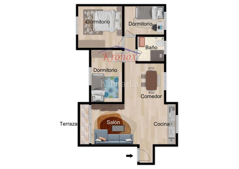 Foto 5334f057-365d-49cc-a3ce-0e0497e541c1. Pis amb calefacció a Fontarrón Madrid