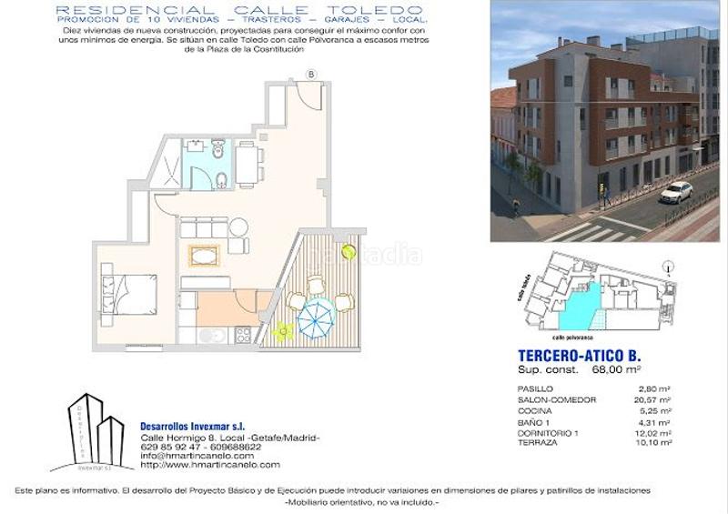 Foto 8cd6b50b-7f7a-489c-abf5-f805c51577df. Appartement dans calle toledo 2 dans San Isidro Getafe