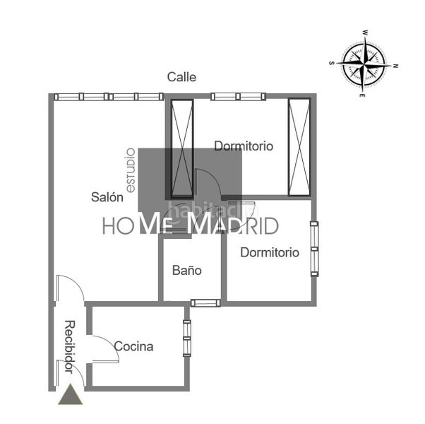 Foto 9b6fed7e-ad6d-4f94-bbe8-d9b91e592231. Piso estudio home ofrece piso de 64 m2 en el barrio del Pilar en Madrid