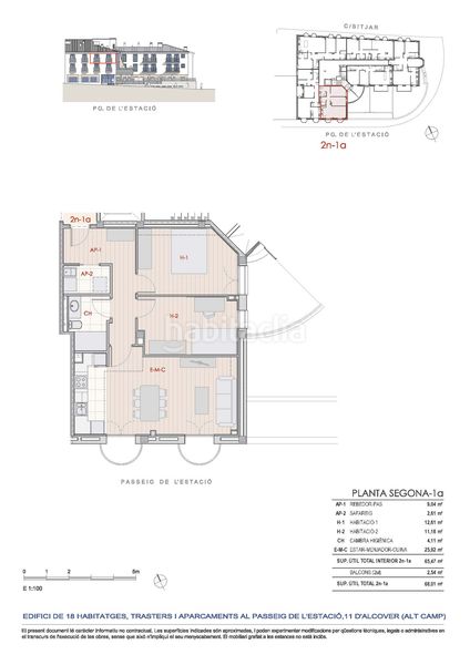 Foto e34e5929-c0a2-441d-b14b-d8d63cdbfc45. Etagenwohnung 68m<sup>2</sup> in passeig de l'estació 5 in Alcover