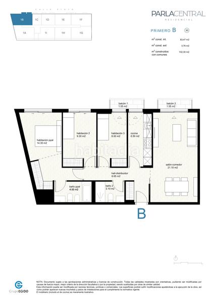 Foto ea150d55-cb8e-4e0a-9c21-6ed6ff452a5d. Piso 102m<sup>2</sup> en calle de pinto 56 en Calle Pinto-San Roque Parla
