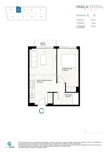 Foto ec81f3f4-cfcf-4505-a17a-dfbbf2a133ea. Appartement 47m<sup>2</sup> dans calle de pinto 56 dans Calle Pinto-San Roque Parla