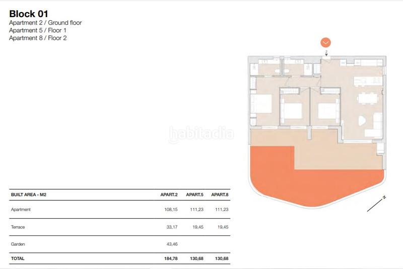 Foto 9bdca239-a8b9-4ecf-8570-c939d6c7276f. Apartament amb calefacció aparcament piscina a Lomas de Campoamor - Las Ramblas Orihuela