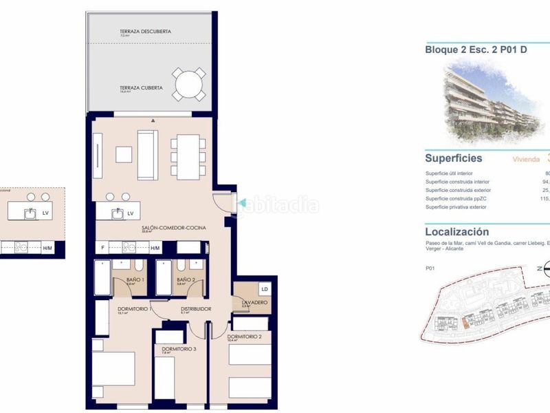 Foto 8858c7fc-5931-41ef-8165-f30f39212047. Apartament amb calefacció aparcament piscina a Verger (el)