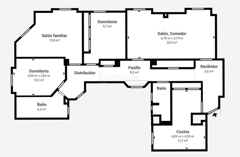 Foto a590db23-cd73-4ec1-860b-967afed57388. Appartamento con riscaldamento parcheggio in Guindalera Madrid