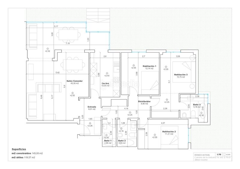 Foto 96415ab1-6eab-4dbf-b5a3-dfd5a54b7491. Miete etagenwohnung mit parking pool in Valdemarín Madrid