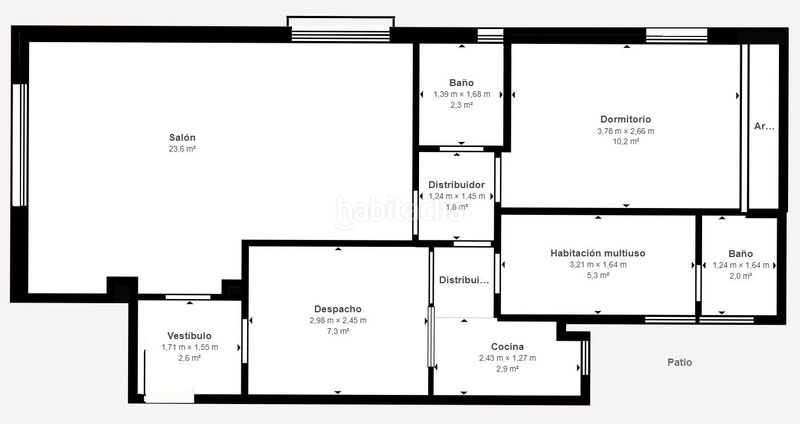 Foto cddbec5b-d763-43a9-914f-a6fbd0945760. Pis amb calefacció aparcament a Guindalera Madrid