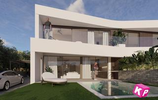 Maison  Rodas. Nuevas casas pareadas con piscina y parking