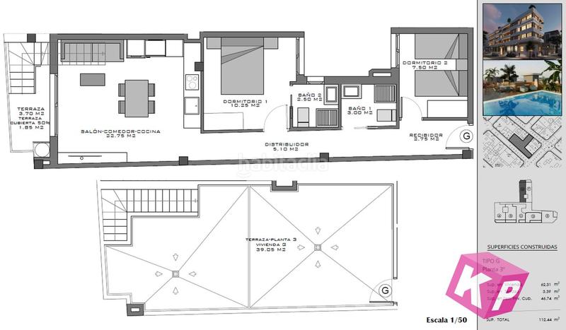 Foto 73af85ed-0799-448f-b7de-30f7c761515a. Penthouse with parking pool in Norte Santa Pola
