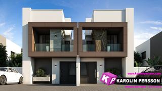 Casa  Mallol. Casas pareadas en denia