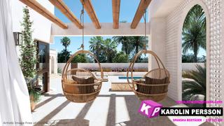 Casa  Cadiz. Villa de diseño mediterraneo con piscina