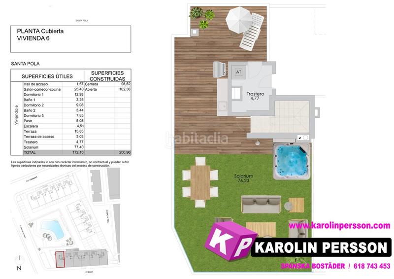 Foto a8240534-28a7-4d74-81bb-599f589669c5. Àtic amb aparcament piscina a Playa Tamarit-Playa Lissa Santa Pola