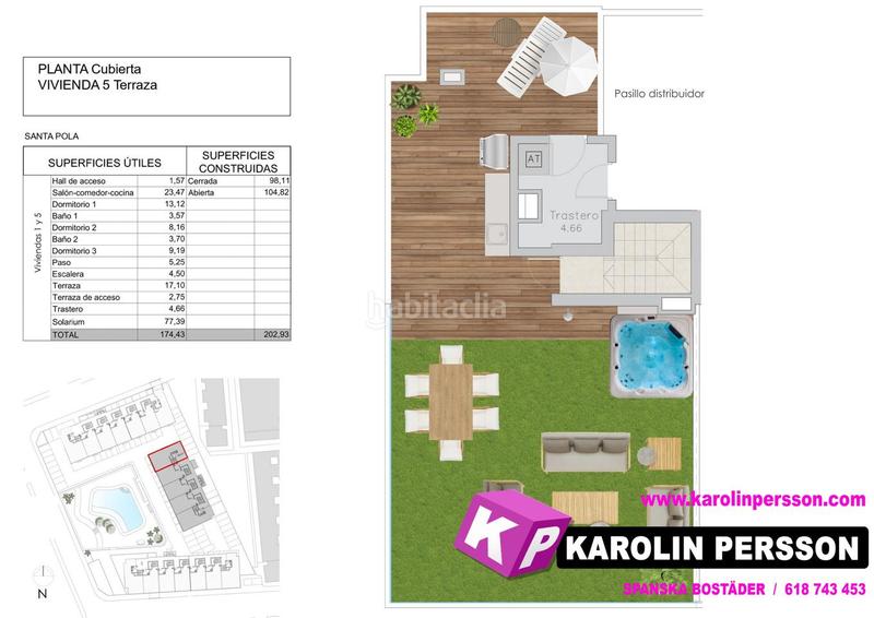 Foto 317e079e-6c15-4857-990e-eb681ce10220. Àtic amb piscina a Playa Tamarit-Playa Lissa Santa Pola