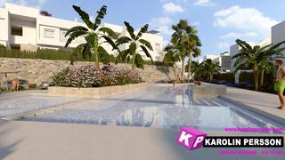 Rez-de-chaussée  Daya vieja. Tres plantas bajas con piscina comunitaria