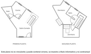 Zweistöckige Wohnung  Calle hospital. Duplex de 2 dormitorios con garaje- zona ayuntamiento