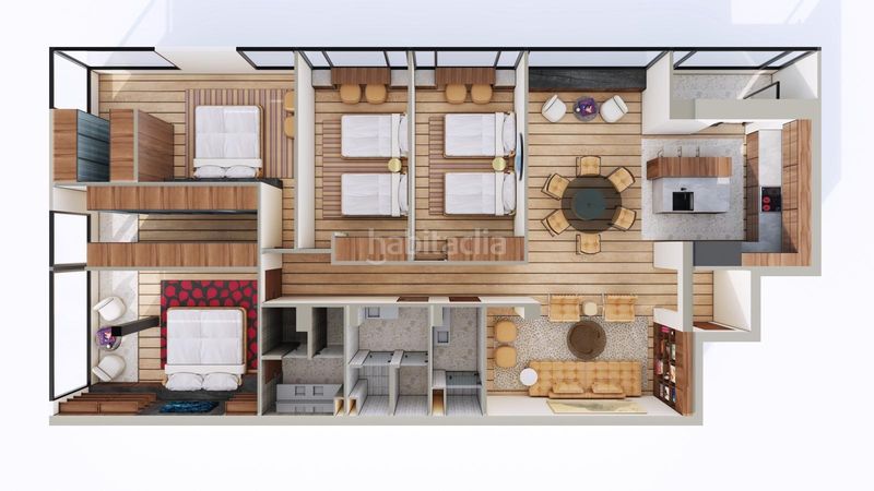 Foto b5b21e77-ae81-41b0-8994-b31b6f2bec18. Pis amb aparcament piscina a San Juan Bautista Madrid