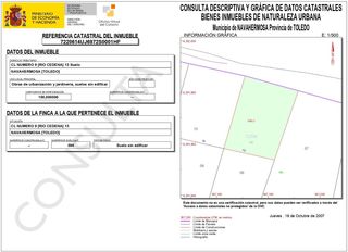 Residential Plot  Calle de cedena. Terreno para construir, en una bonita urbanización de navahermos