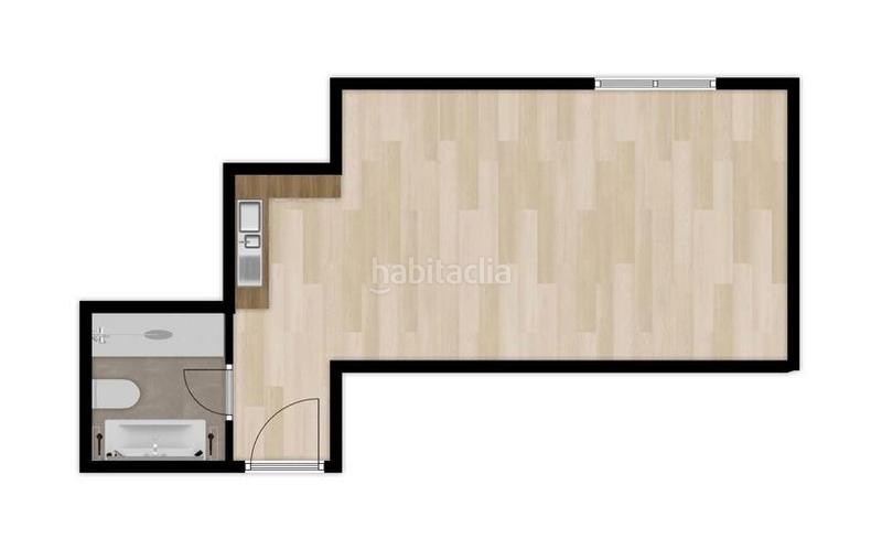 Foto b6ec69be-ae13-4523-97c7-51979c594570. Studio with heating parking in Castillejos-Cuzco Madrid