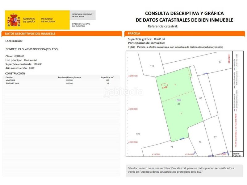 Foto efbf8c8b-26d5-4eb6-9468-edd7810075e7. Xalet amb calefacció aparcament a Sonseca