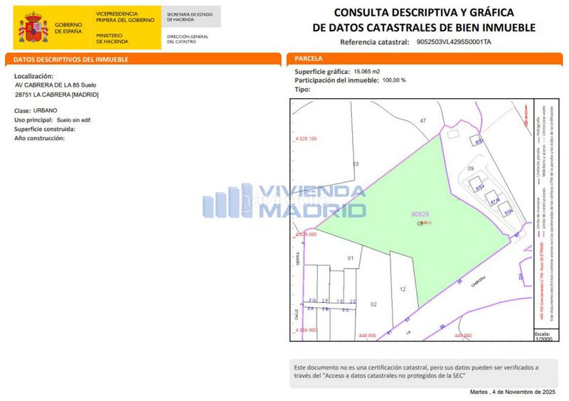 Foto 7a502b24-d969-4535-b4b5-db10c3e2c260. Terreny residencial a de la cabrera 85 a Cabrera (La)